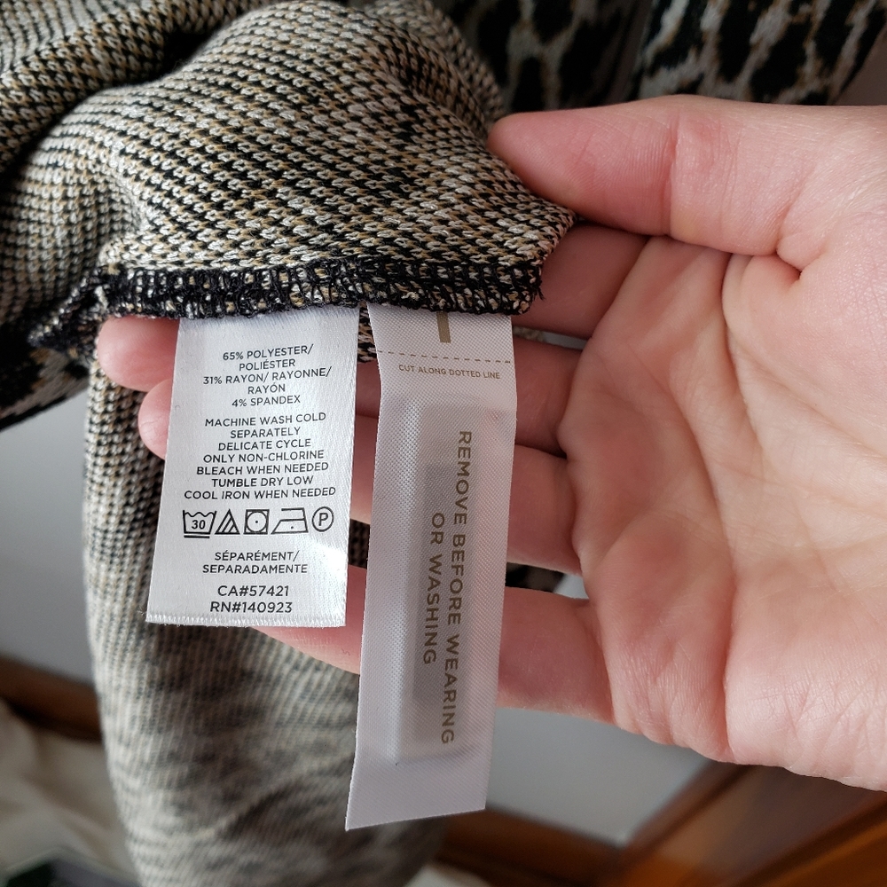 NWT Loft Leopard Print Dress - Picture 4 of 6